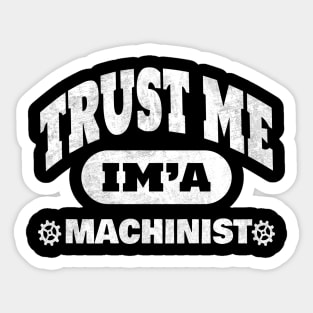 machinist Sticker